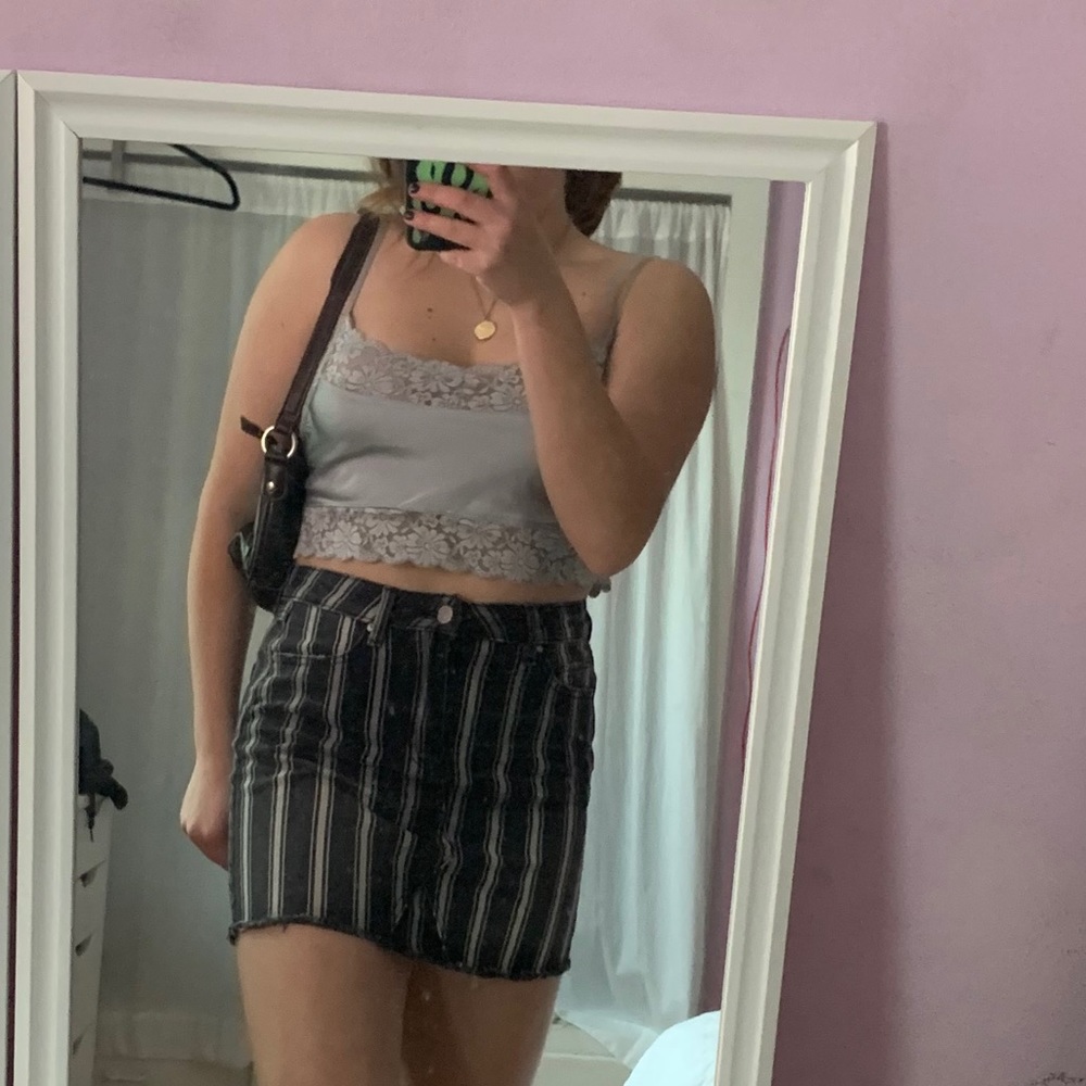 stripped skirt